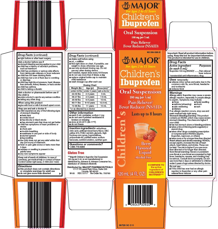 Major Childrens Ibuprofen Package Insert